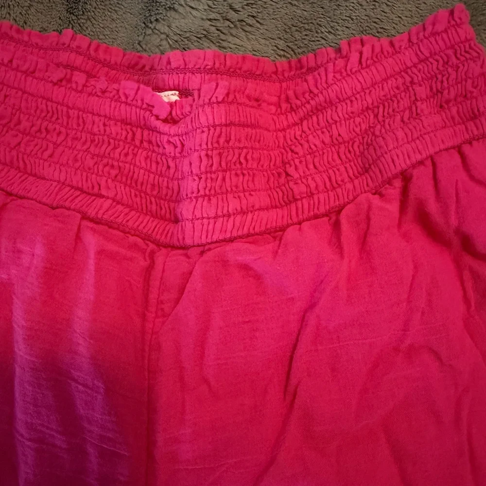 Abercrombie Kids Linen Fuchsia Pants 15/16